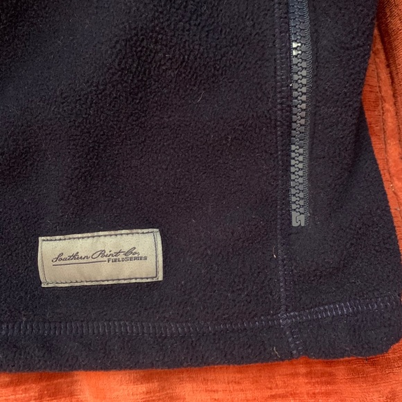 Southern Point Navy Blue Fleece Field Vest (Large) - Picture 3 of 4